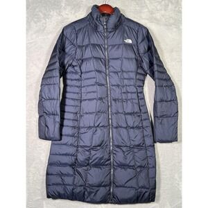 North Face‎ Parka Womens S Blue Metropolis II Down Quilted Long Puffer Jacket